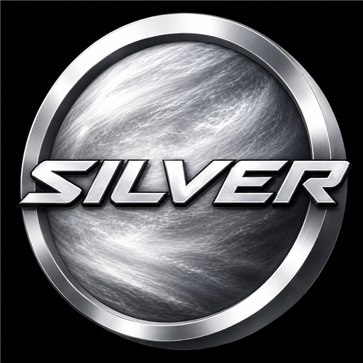 SILVER coin emblem
